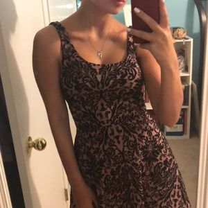 Floral Pattern Bar III Skater Dress